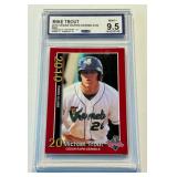 Mike Trout Pre-Rookie Minor League Graded 9.5 Mint+ 2010 Cedar Rapids Kernels #2 Red Baseball Card
