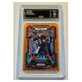 Joe Burrow Graded 10 Gem Mint Orange Lazer Prizm 2023 Prizm #57 Football Card