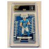Sam LaPorta RC Graded 10 Gem Mint 2023 Absolute #115 Rookie Football Card