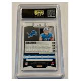 Sam LaPorta RC Graded 10 Gem Mint 2023 Absolute #115 Rookie Football Card