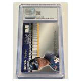 Derek Jeter Graded 9 Mint 2000 Fleer Mystique #1 Baseball Card