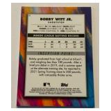 Bobby Witt Jr. RC 2021 Bowman Inception #27 Rookie Baseball Card