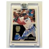 Sandy Alomar Auto /42 2017 Archives Signature Series 1996 Topps Baseball #294 Card