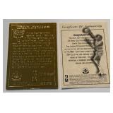 Michael Jordan 22 Karat Gold Card 1999 Upper Deck Retirement Rookie Card 1985-85 Basketball