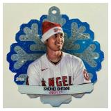 Shohei Ohtani 2023 Topps Holiday Mega Baseball Ornament Card #MLBDC-2