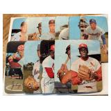 1970 Topps Super 10 Card Star Lot - Bench, Gibson, Seaver, Brock and More (poor condition)