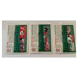 3 Archive 1954 Baseball Star Cards - Ernie Banks, Willie Mays, Roberto Clemente