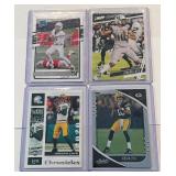 Jordan Love 4 RC Lot Green Bay Packers Rookie Football Cards