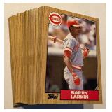 (50) Barry Larkin RC Lot 1987 Topps Rookie Baseball Cards
