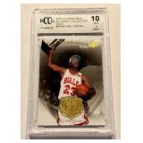 Michael Jordan BCCG Graded 10 Gem Mint 2009-10 Upper Deck MJ Legacy Collection Gold #48 Basketball Card