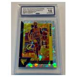 Shai Gilgeous-Alexander Graded 10 Gem Mint Silver Cracked Ice 2020-21 Flux Prizm #121 Basketball Card