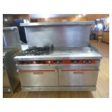 Vulcan Gas Combo Griddle Double Oven