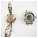 Ladies Banner & Unknown Ornate base metal Mechanical Watches. Not Working