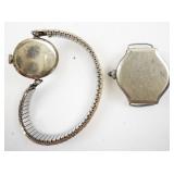 Ladies Banner & Unknown Ornate base metal Mechanical Watches. Not Working