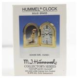 unisex Hummel Solid brass goose girl Brass Quartz Clock. New battery