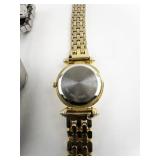 Group of 3  Calvin Hill stainless steel and base metal Quartz Analog watches. New Batteries Installed!