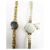 Citizen & Jasco Gold Tone Base Metal Quartz Analog watch. New Batteries Installed!