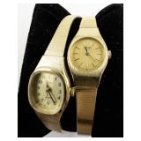 Pulsar & Seiko Gold Tone Base Metal Quartz Analog watches. New Batteries Installed!