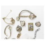 Group of 10 Vinatge Mechanical Watches & Parts. Not Working