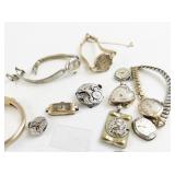 Group of 10 Vinatge Mechanical Watches & Parts. Not Working