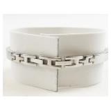 Laura Scott Beautiful stainless steel and base metal Quartz Analog watch. New Battery! Like New with Original Box.