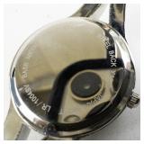 Laura Scott Beautiful stainless steel and base metal Quartz Analog watch. New Battery! Like New with Original Box.