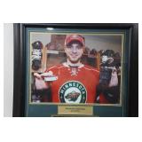 Signed Marian Gaborik 2008 All-Star Minnesota Wild Plaque