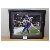 Signed Kyle Rudolph Framed Picture