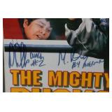 Signed Mighty Ducks Framed Poster