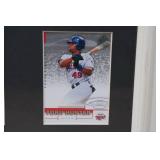 Framed Torii Hunter Photo and Cards