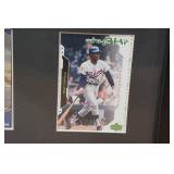 Framed Rod Carew Photo and Cards