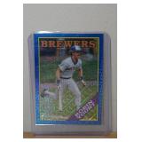 2023 Topps Chrome Silver Pack Robin Yount Blue Refractor Baseball Card - 148/150