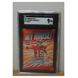 2021 Donruss Optic Patrick Mahomes II My House Football Card - SGC 9