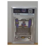 2023 Prizm Zay Flowers Red/White/Blue Prizm Rookie Football Card - PSA 9