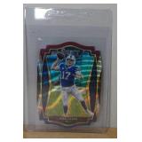 2020 Panini Select Josh Allen Die-Cut Tri-Color Prizm Football Card