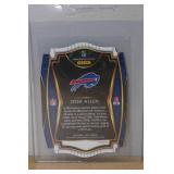 2020 Panini Select Josh Allen Die-Cut Tri-Color Prizm Football Card