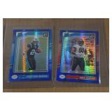 Optic Rookie Football Parallel Cards - Jenkins, Melton, Brooks, Sinnott