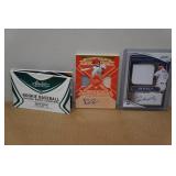 Insert Baseball Cards - Rookie Booklet, Auto and Patch
