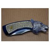 Franklin Mint Call of the North Wolf Collectors Knife