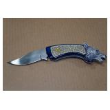 Franklin Mint Call of the North Wolf Collectors Knife