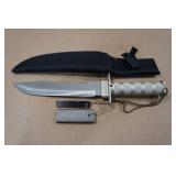 Hunting Knife with Sharpener