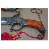 Dorado Pistol Shaped Knife with Sheath