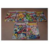 *6* Marvel The Champions Comic Books