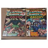 *8* Marvel Captain America Comic Books