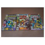 *3* Marvel Comic Books - Triple Action, The Thing