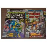 *3* Marvel Comic Books - Triple Action, The Thing