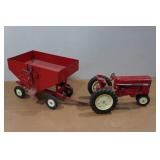 Ertl International Farmall Tractor and Hay Wagon 1:16 Scale Replica