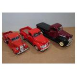 *3* Truck Replicas - 1:25 Scale 1937 Ford, 1:24 Scale 1953 & 1:19 Scale 1948 Chevy