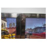 Framed Chevy Hot Rod Pictures