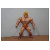 Vintage 1981 Masters of the Universe He-Man Action Figure and Chest Shield